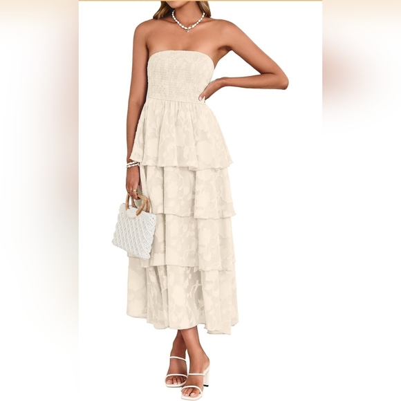 Dresses & Skirts - Brand new 2026 release. Beautiful boho-style strapless maxi dress